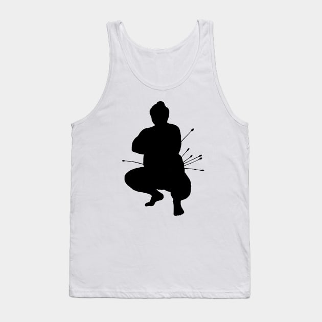 Sumo Silhouette Tank Top by KC Happy Shop